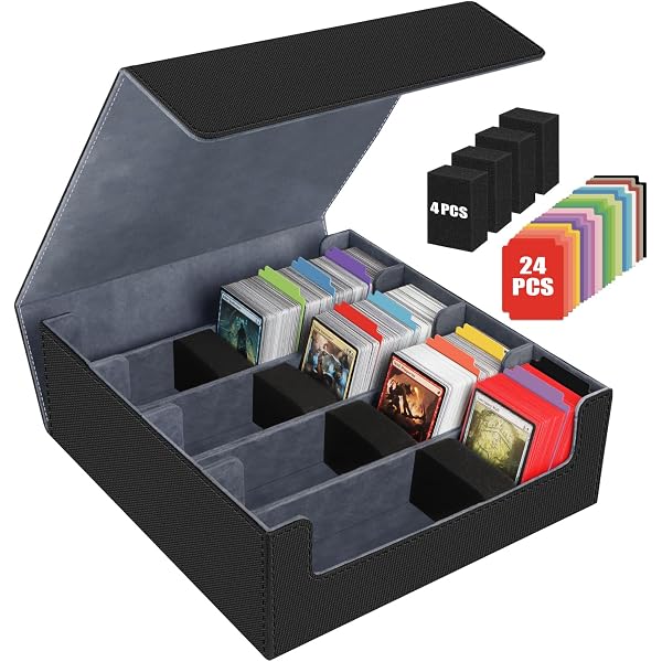 Trading Card Storage Box-[4 Pack], Baseball Hobby Card Holder Case